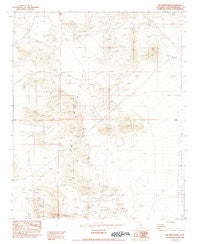 Fry Mountains California Historical topographic map, 1:24000 scale, 7.5 X 7.5 Minute, Year 1982