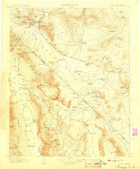 Furnace Creek California Historical topographic map, 1:250000 scale, 1 X 1 Degree, Year 1908