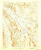 Furnace Creek California Historical topographic map, 1:250000 scale, 1 X 1 Degree, Year 1910