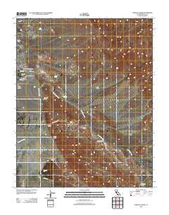 Furnace Creek California Historical topographic map, 1:24000 scale, 7.5 X 7.5 Minute, Year 2012