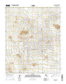 Galileo Hill California Current topographic map, 1:24000 scale, 7.5 X 7.5 Minute, Year 2015