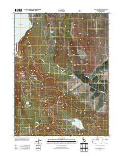 Gallatin Peak California Historical topographic map, 1:24000 scale, 7.5 X 7.5 Minute, Year 2012