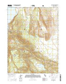Gallatin Peak California Current topographic map, 1:24000 scale, 7.5 X 7.5 Minute, Year 2015
