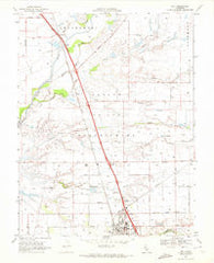 Galt California Historical topographic map, 1:24000 scale, 7.5 X 7.5 Minute, Year 1968