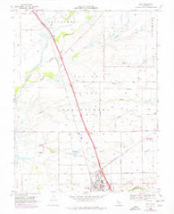 Galt California Historical topographic map, 1:24000 scale, 7.5 X 7.5 Minute, Year 1968
