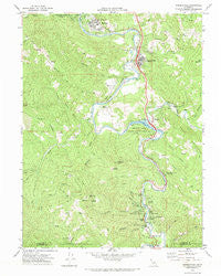Garberville California Historical topographic map, 1:24000 scale, 7.5 X 7.5 Minute, Year 1970