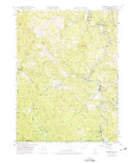 Garberville California Historical topographic map, 1:62500 scale, 15 X 15 Minute, Year 1949