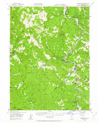Garberville California Historical topographic map, 1:62500 scale, 15 X 15 Minute, Year 1949