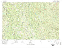 Garberville California Historical topographic map, 1:100000 scale, 30 X 60 Minute, Year 1979