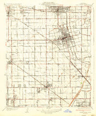 Garden Grove California Historical topographic map, 1:31680 scale, 7.5 X 7.5 Minute, Year 1935