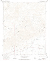 Garlock California Historical topographic map, 1:24000 scale, 7.5 X 7.5 Minute, Year 1967