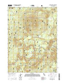 Garner Mountain California Current topographic map, 1:24000 scale, 7.5 X 7.5 Minute, Year 2015