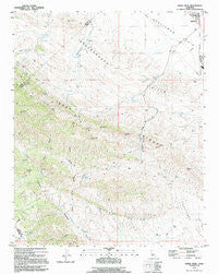 Garza Peak California Historical topographic map, 1:24000 scale, 7.5 X 7.5 Minute, Year 1994