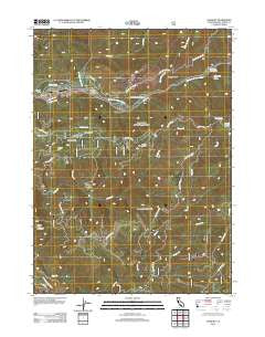 Gasquet California Historical topographic map, 1:24000 scale, 7.5 X 7.5 Minute, Year 2012