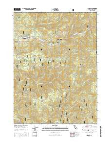 Gasquet California Current topographic map, 1:24000 scale, 7.5 X 7.5 Minute, Year 2015