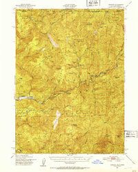 Gasquet California Historical topographic map, 1:62500 scale, 15 X 15 Minute, Year 1951