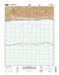 Gaviota California Current topographic map, 1:24000 scale, 7.5 X 7.5 Minute, Year 2015