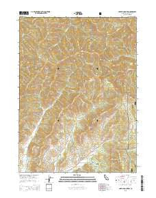 Gazelle Mountain California Current topographic map, 1:24000 scale, 7.5 X 7.5 Minute, Year 2015