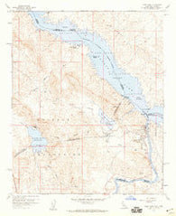 Gene Wash California Historical topographic map, 1:24000 scale, 7.5 X 7.5 Minute, Year 1959