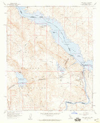 Gene Wash California Historical topographic map, 1:24000 scale, 7.5 X 7.5 Minute, Year 1959