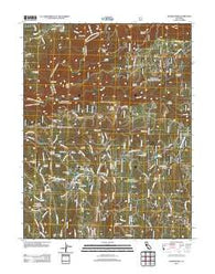 Georgetown California Historical topographic map, 1:24000 scale, 7.5 X 7.5 Minute, Year 2012