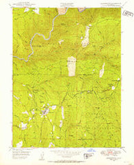 Georgetown California Historical topographic map, 1:24000 scale, 7.5 X 7.5 Minute, Year 1949