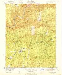 Georgetown California Historical topographic map, 1:24000 scale, 7.5 X 7.5 Minute, Year 1950