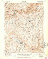 Georgetown California Historical topographic map, 1:62500 scale, 15 X 15 Minute, Year 1949