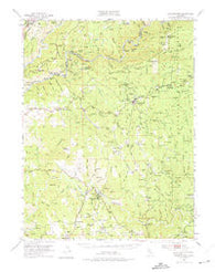Georgetown California Historical topographic map, 1:62500 scale, 15 X 15 Minute, Year 1949