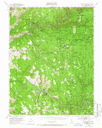 Georgetown California Historical topographic map, 1:62500 scale, 15 X 15 Minute, Year 1949