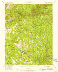 Georgetown California Historical topographic map, 1:62500 scale, 15 X 15 Minute, Year 1949