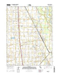 Gerber California Current topographic map, 1:24000 scale, 7.5 X 7.5 Minute, Year 2015