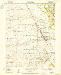 Gerber California Historical topographic map, 1:24000 scale, 7.5 X 7.5 Minute, Year 1951