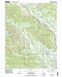 Geyserville California Historical topographic map, 1:24000 scale, 7.5 X 7.5 Minute, Year 1997