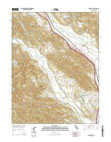 Geyserville California Current topographic map, 1:24000 scale, 7.5 X 7.5 Minute, Year 2015