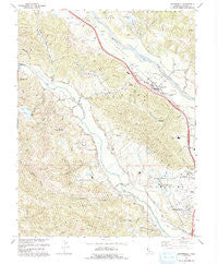 Geyserville California Historical topographic map, 1:24000 scale, 7.5 X 7.5 Minute, Year 1993