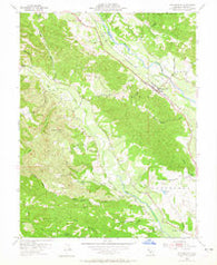 Geyserville California Historical topographic map, 1:24000 scale, 7.5 X 7.5 Minute, Year 1955
