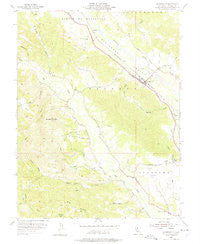 Geyserville California Historical topographic map, 1:24000 scale, 7.5 X 7.5 Minute, Year 1955