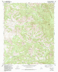 Gibbon Peak California Historical topographic map, 1:24000 scale, 7.5 X 7.5 Minute, Year 1965