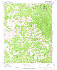Gibbon Peak California Historical topographic map, 1:24000 scale, 7.5 X 7.5 Minute, Year 1965