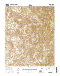 Gibbon Peak California Current topographic map, 1:24000 scale, 7.5 X 7.5 Minute, Year 2015