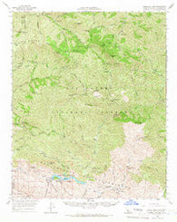 Gibraltar Dam California Historical topographic map, 1:62500 scale, 15 X 15 Minute, Year 1964