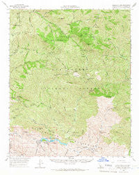 Gibraltar Dam California Historical topographic map, 1:62500 scale, 15 X 15 Minute, Year 1964