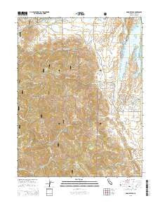 Gilmore Peak California Current topographic map, 1:24000 scale, 7.5 X 7.5 Minute, Year 2015