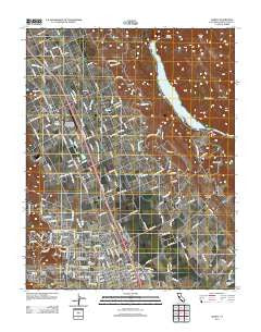 Gilroy California Historical topographic map, 1:24000 scale, 7.5 X 7.5 Minute, Year 2012
