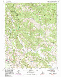 Gilroy Hot Springs California Historical topographic map, 1:24000 scale, 7.5 X 7.5 Minute, Year 1955