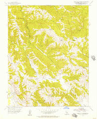 Gilroy Hot Springs California Historical topographic map, 1:24000 scale, 7.5 X 7.5 Minute, Year 1955