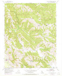 Gilroy Hot Springs California Historical topographic map, 1:24000 scale, 7.5 X 7.5 Minute, Year 1955
