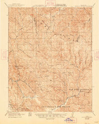 Gilroy Hot Springs California Historical topographic map, 1:62500 scale, 15 X 15 Minute, Year 1921