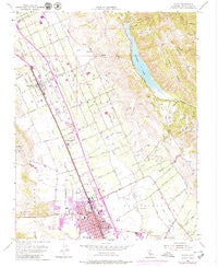 Gilroy California Historical topographic map, 1:24000 scale, 7.5 X 7.5 Minute, Year 1973